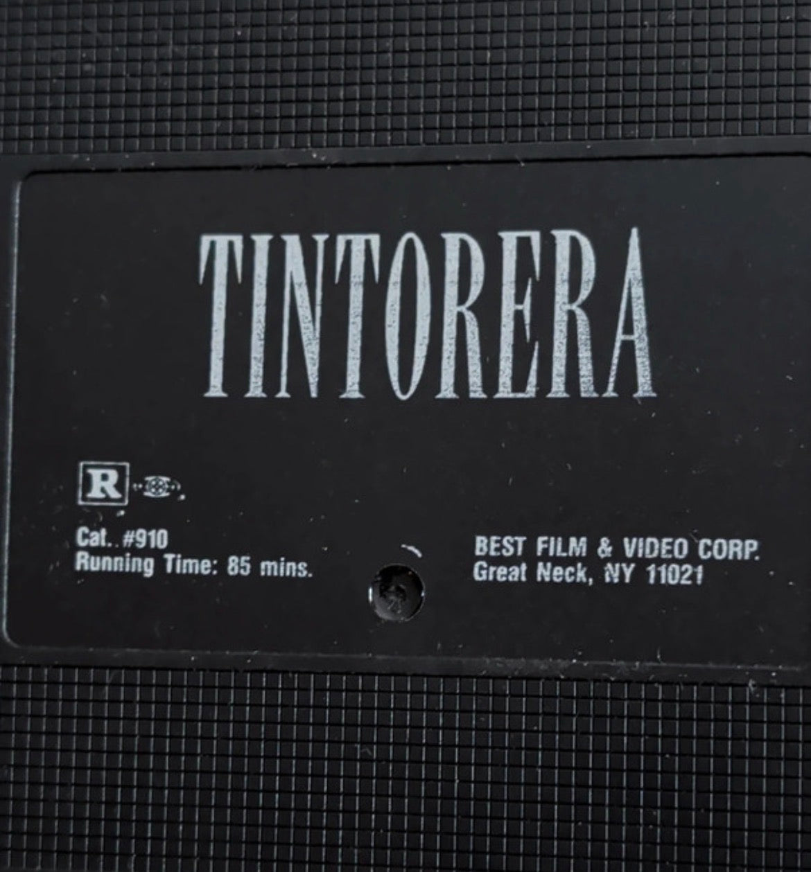 LOT 0910: TINTORERA (1977) — R-Rated First Edition VHS