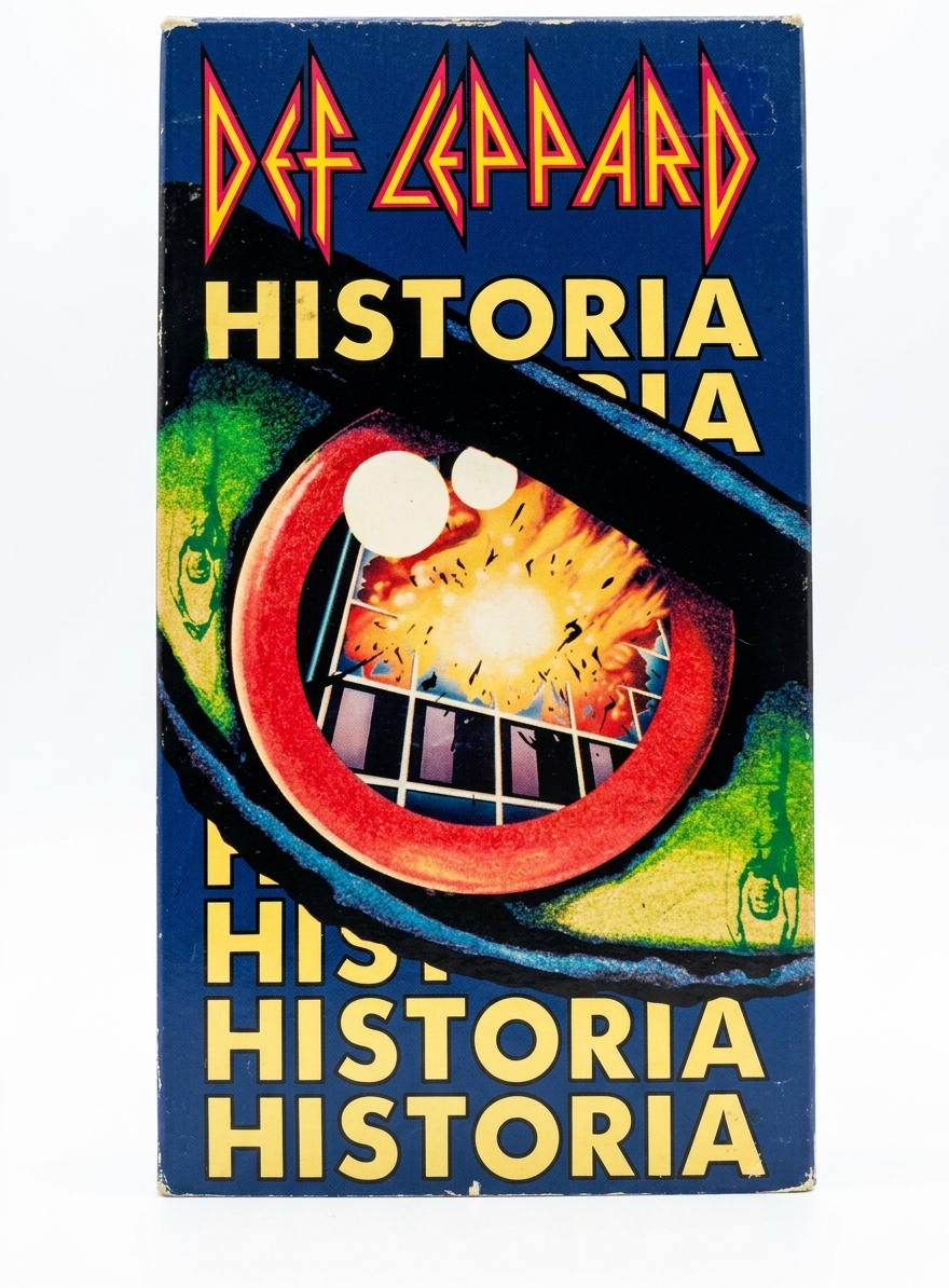 LOT 0911: DEF LEPPARD: HISTORIA (1988) — First Edition Music Video Compilation VHS