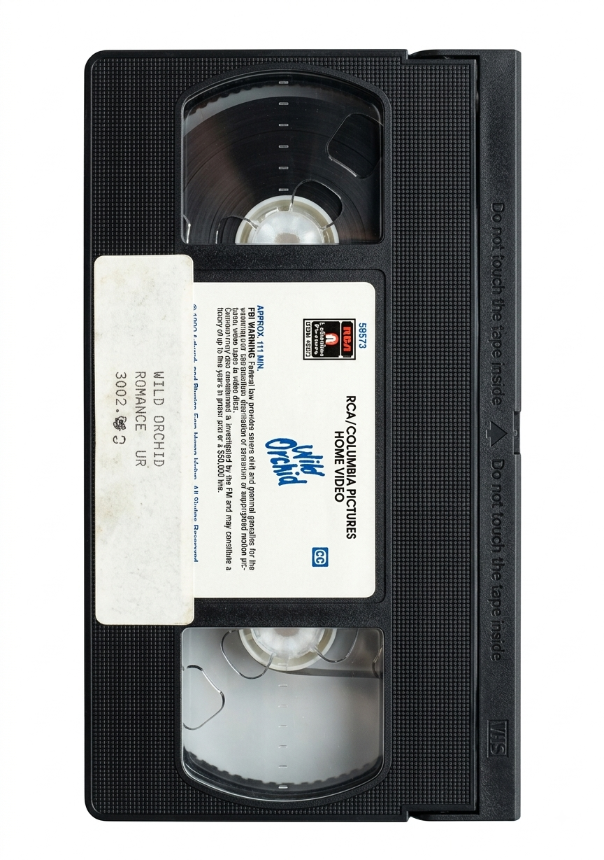 LOT 0914: WILD ORCHID (1989) — Unrated First Edition VHS (RCA/Columbia)