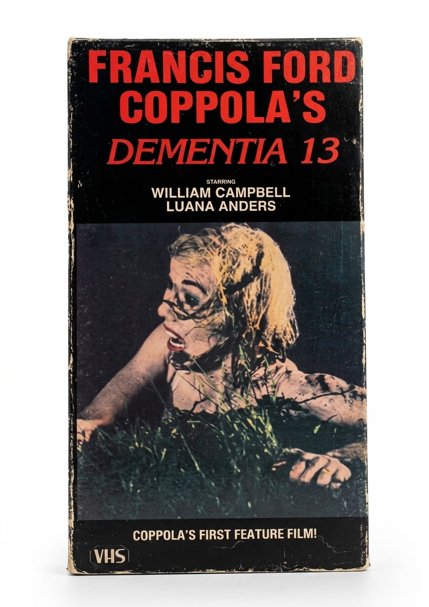 LOT 0915: DEMENTIA 13 (1963) — Original Slipcover VHS